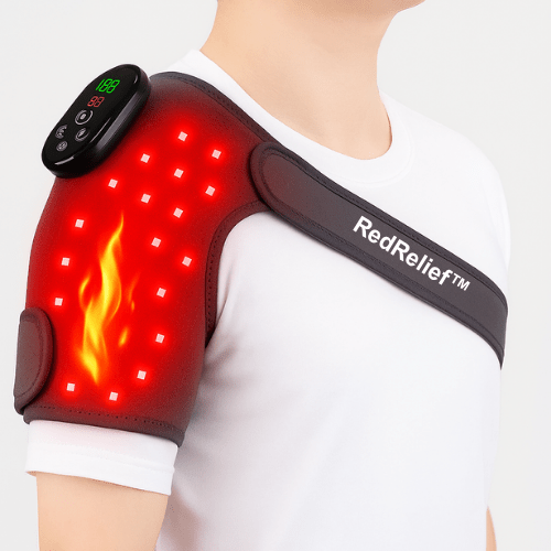 RedRelief™ Shoulder Brace with Red Light Therapy (Left & Right Shoulders) - Endless Slumber