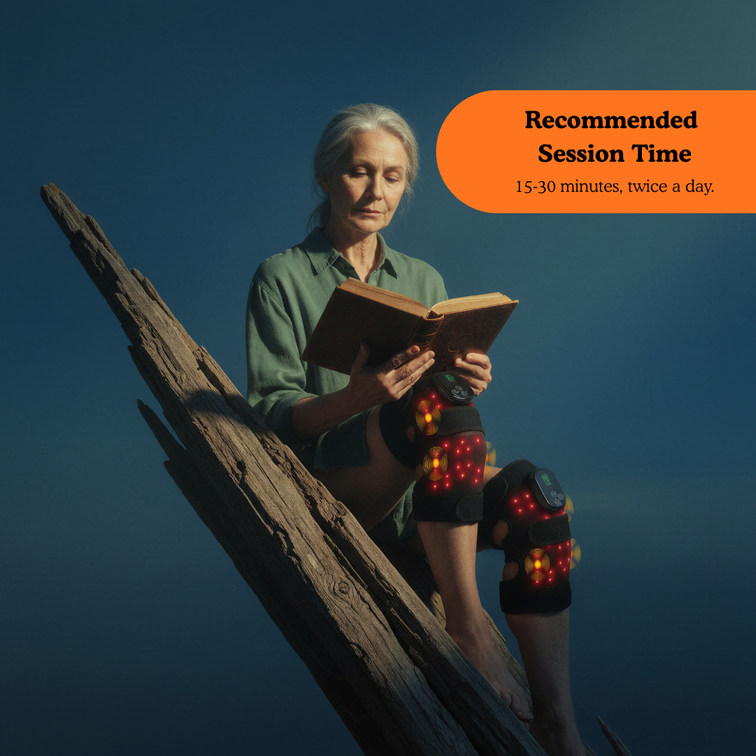 RedRelief™  Knee Brace with Red Light & Infrared Therapy (Wireless Design + Massage)