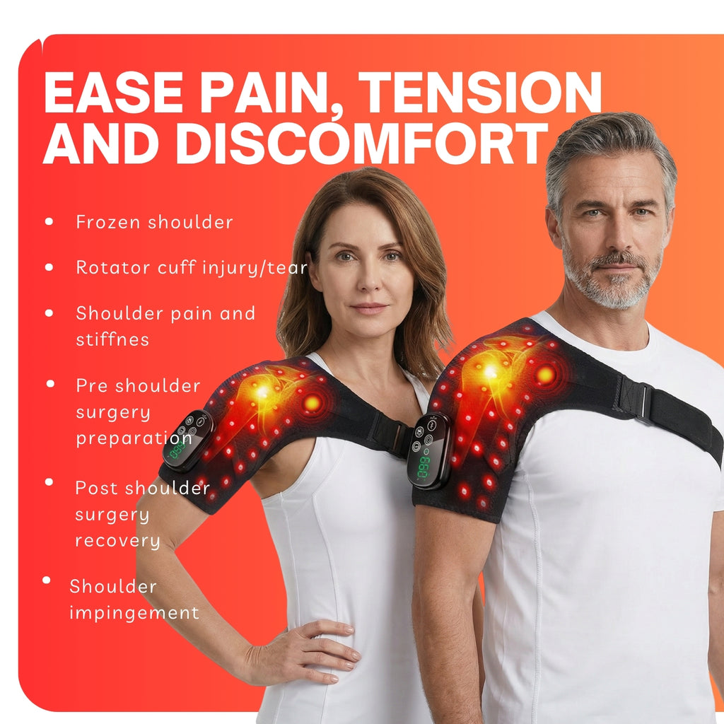 RedRelief™ Infrared Red Light Therapy Shoulder Brace – Endless Slumber