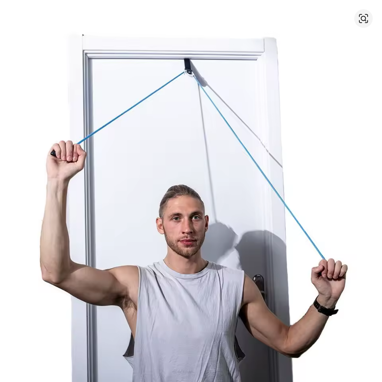 Shoulder Pulley For Physical Therapy - Over The Door Pulley For Frozen Shoulder & Rotator Cuff Pain Relief