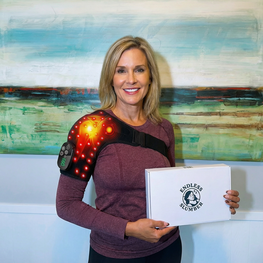 RedRelief™  Shoulder Brace with Infrared & Red Light Therapy + Massage (Left & Right Shoulders)