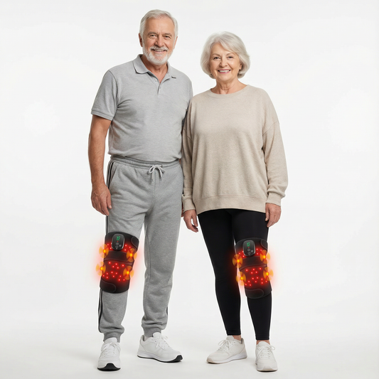 RedRelief™ Knee Brace with Red Light & Infrared Therapy (Wireless Design + Massage)